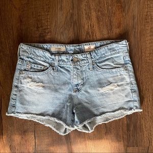 AG Bonnie mid rise jean shorts